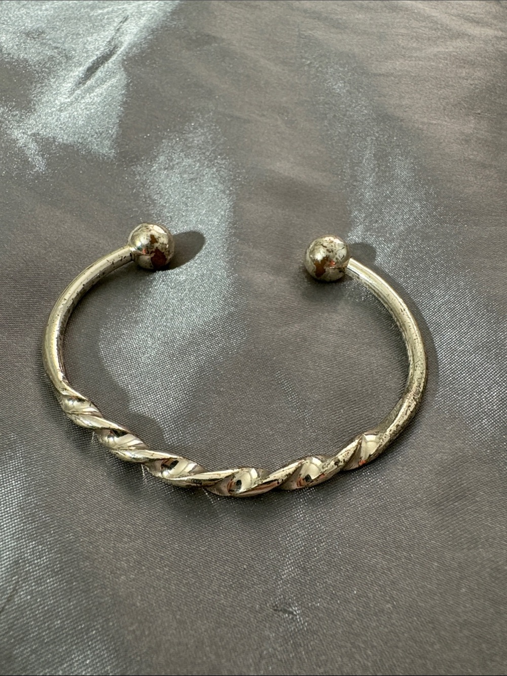 Silver-Tone Twisted Cuff Bracelet - Women Jewelry